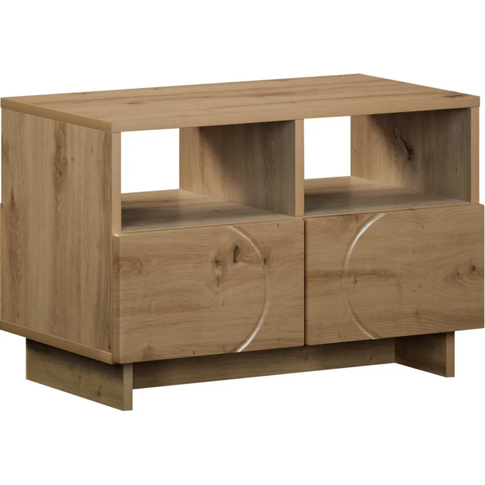 vidaXL TV-standaard 60 x 34.5 x 40 cm Artisanaal eiken Bewerkt hout, foto 3