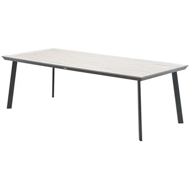 Garden Impressions Vigo tafel - 230x100 cm - carbon black -light teak Vironwood