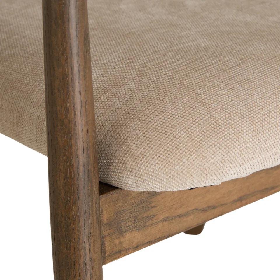 NOUS Living eetkamerstoel Myra beige, foto 7