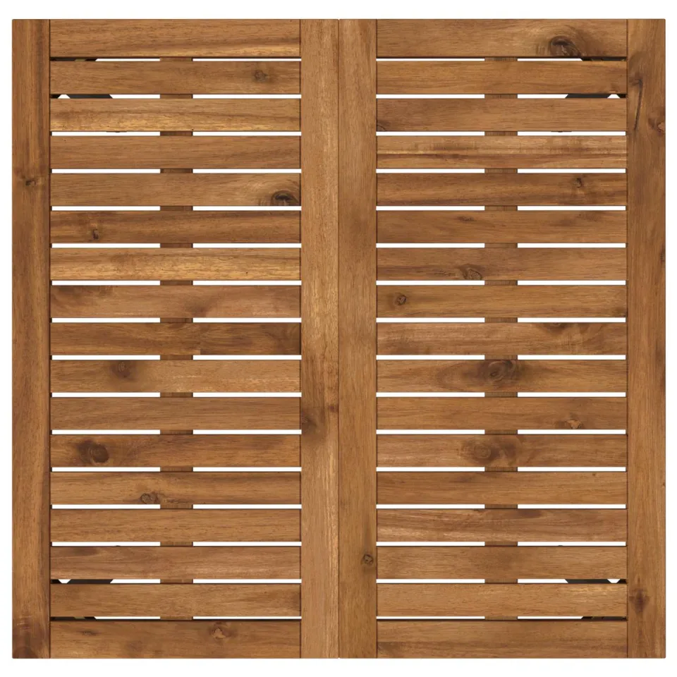 vidaXL Tuindiner tafel NAARDEN Naturel en Zwart 70 x 68,5 x 75 cm, foto 4