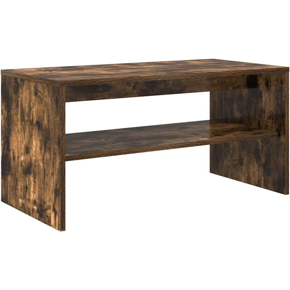 vidaXL Tv-meubel 80x40x40 cm bewerkt hout gerookt eikenkleurig, foto 3