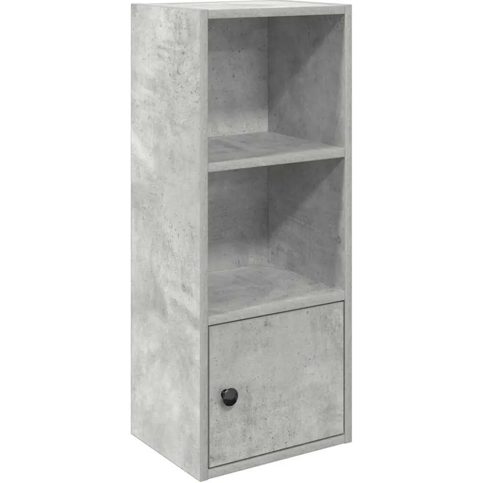 vidaXL Boekenkast 31x24x77 cm bewerkt hout betongrijs grijs, foto 3