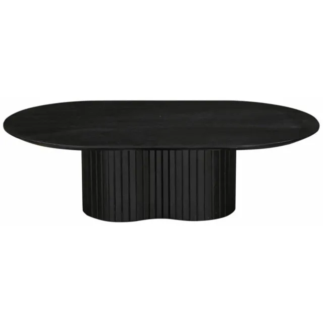 Giga Meubel Salontafel Ava - Ovaal - Mangohout - 120cm