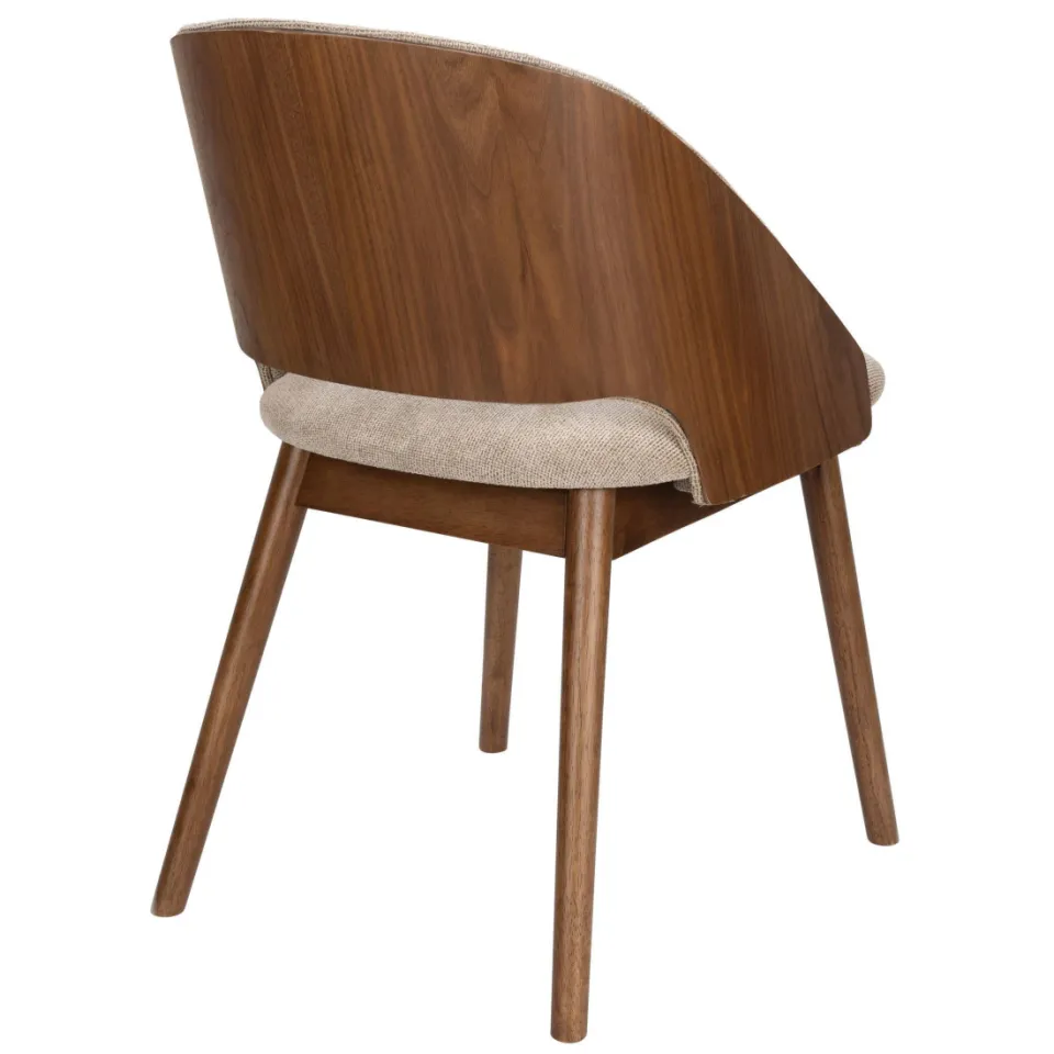Dutchbone Velore eetkamerstoel beige, foto 2