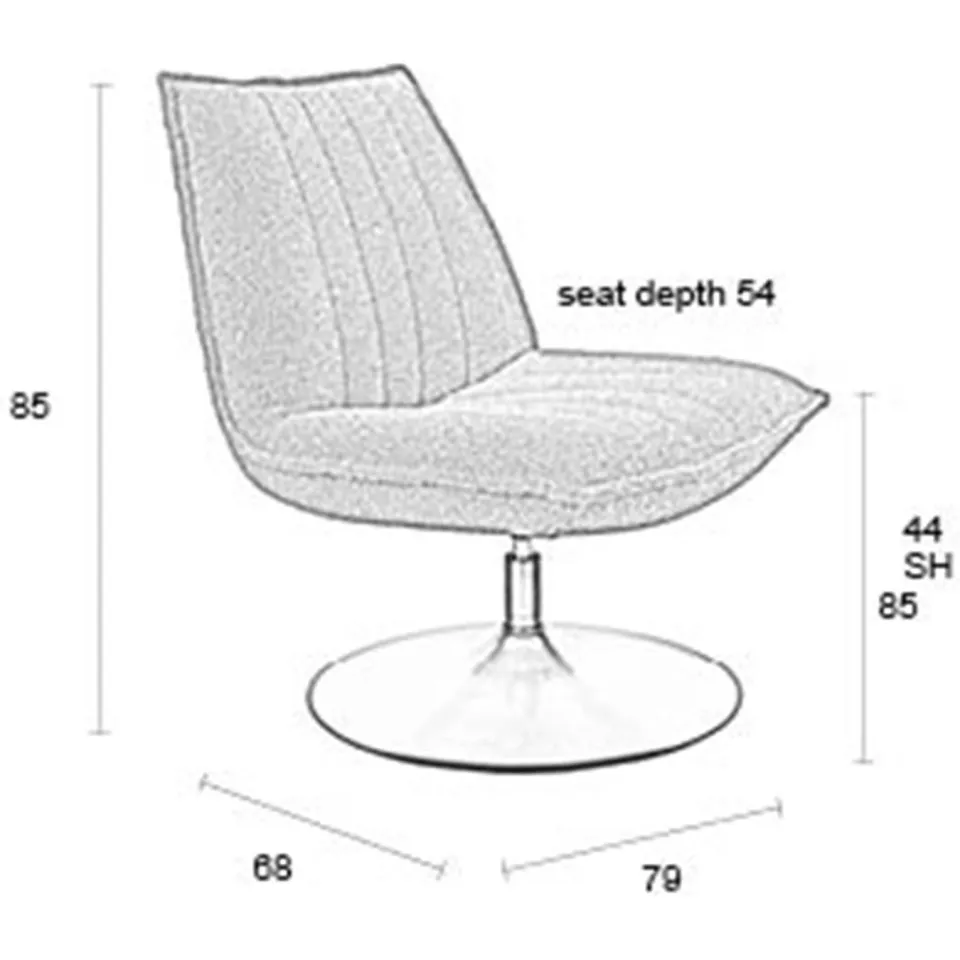 Housecraft Living fauteuil Jax bruin, foto 4