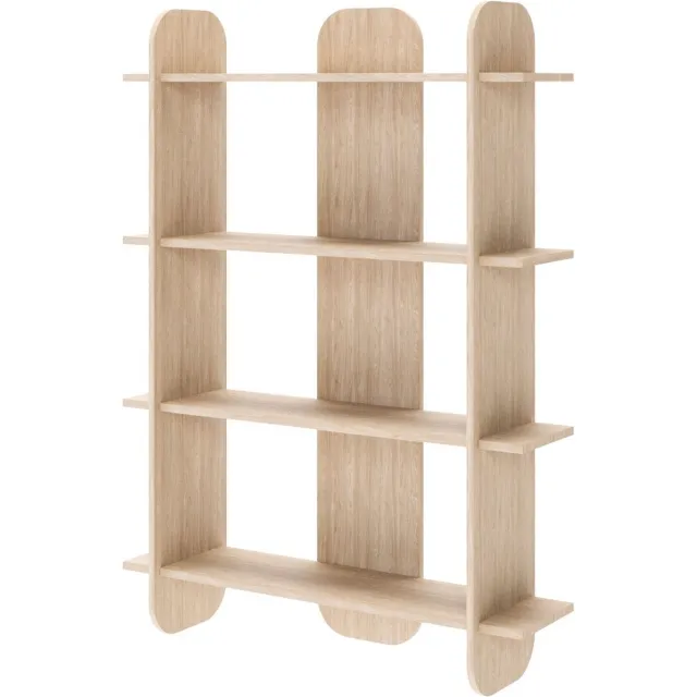 Selsey Livio - Boekenkast met vier planken 107 cm - Eik