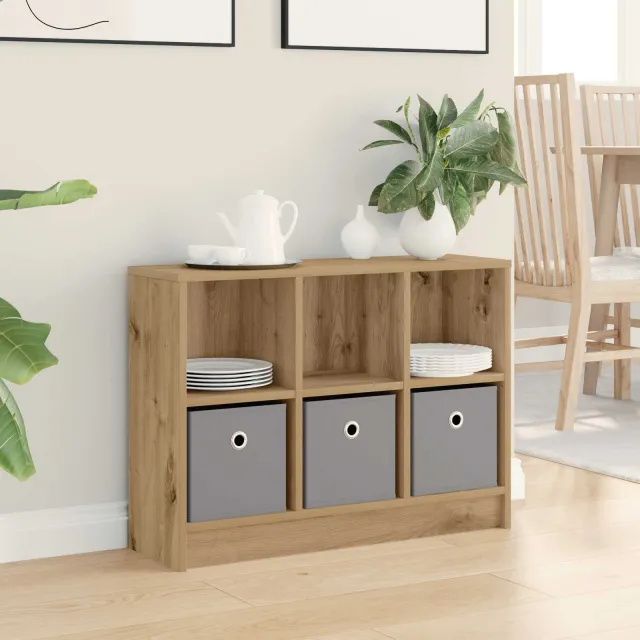 vidaXL Dressoir Artisan Eiken 73,5 x 22,5 x 53,5 cm, foto 2