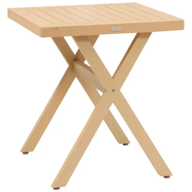 Hespéride Tuintafel voor 2 personen van eucalyptushout XENIA Beige