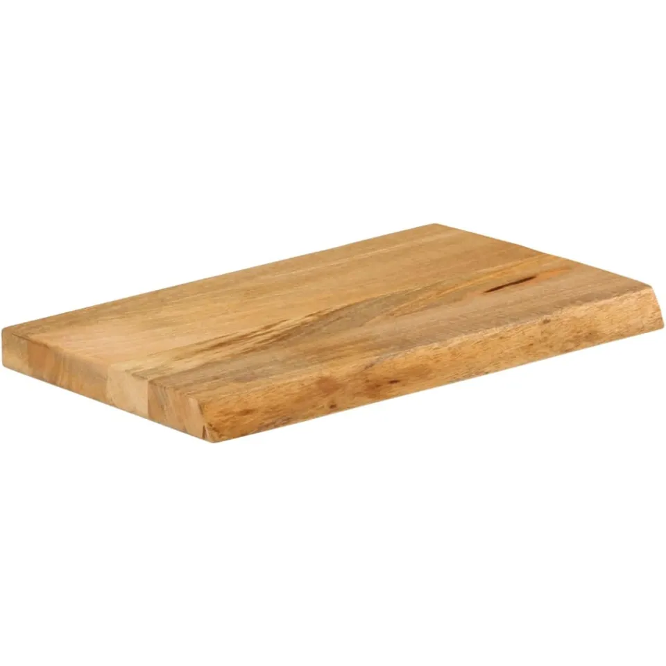 vidaXL Tafelblad met natuurlijke rand 50x40x3,8 cm massief mangohout Bruin