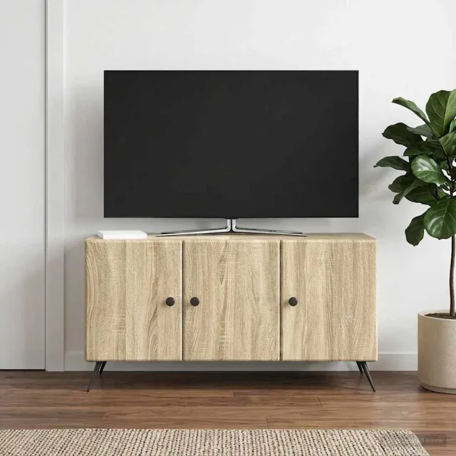 vidaXL TV-kast Sonoma Eiken 99 x 34,5 x 50 cm Bewerkt hout Bruin