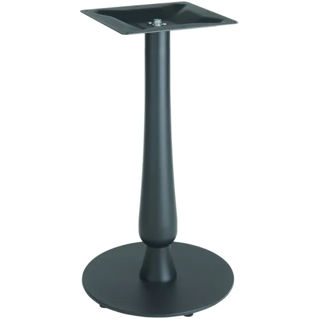 Vega Tafelzuil voor binnen Barock rond; 43x72 cm (ØxH); zwart; rond
