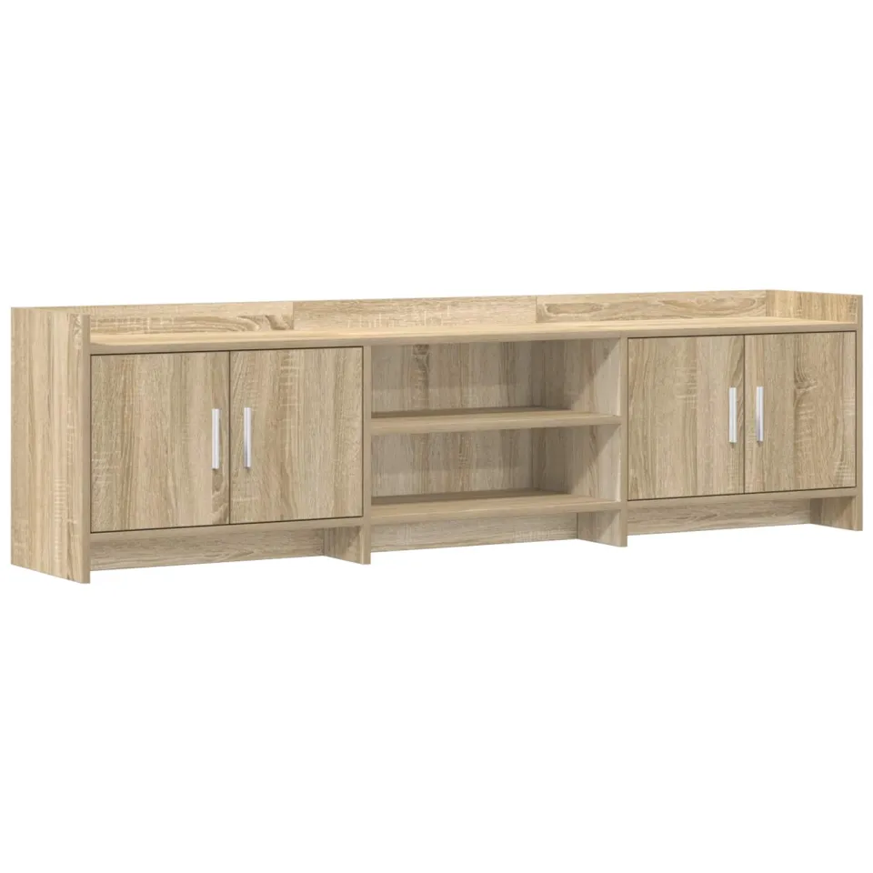vidaXL TV-kast 168 x 33 x 47 cm Sonoma Eiken Bewerkt hout, foto 3