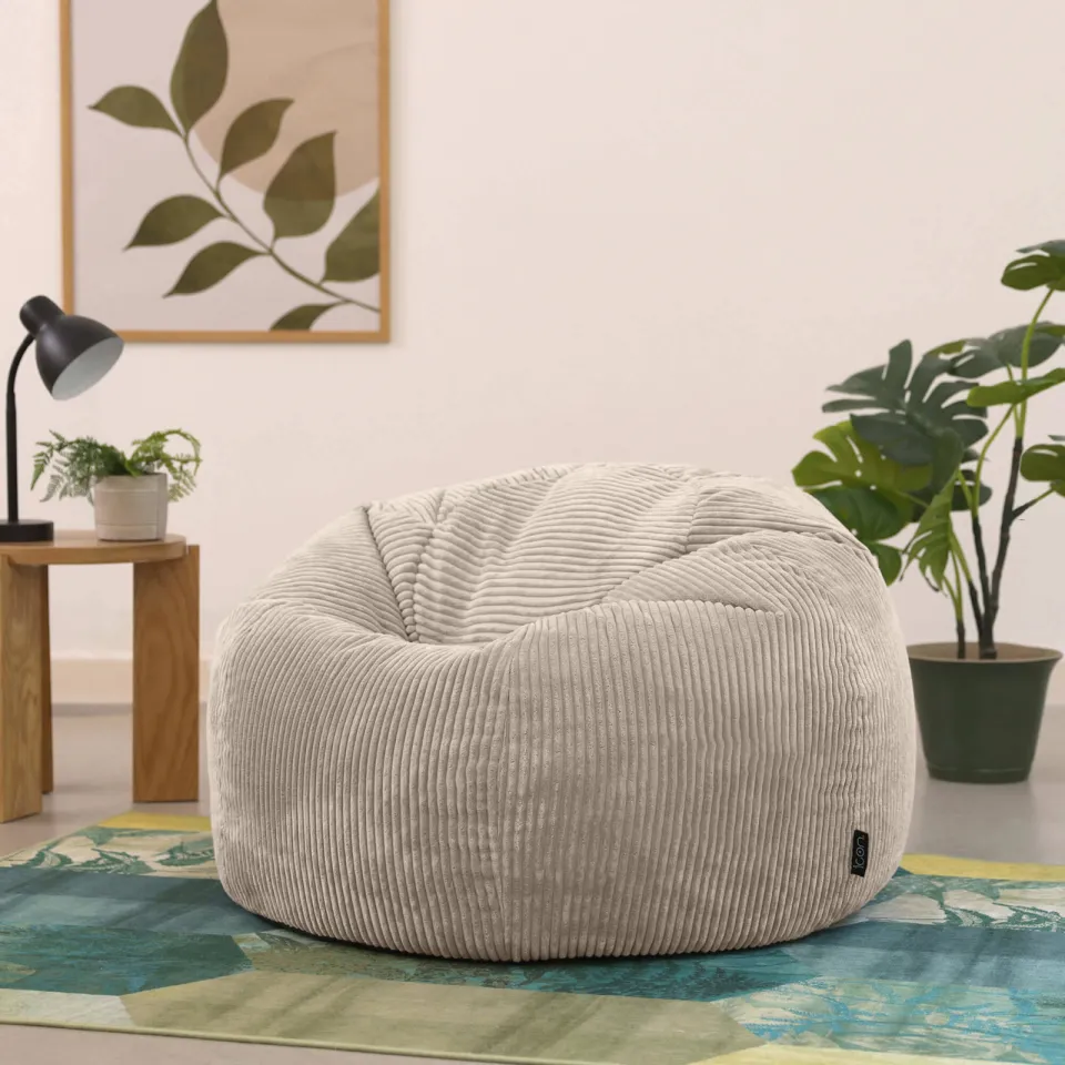 iCON Zitzak Fauteuil Kingston beige, foto 3