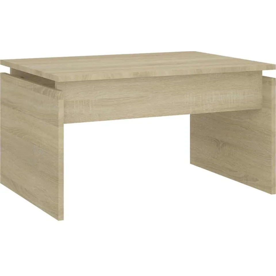 vidaXL Salontafel 68x50x38 cm bewerkt hout sonoma eikenkleurig Bruin