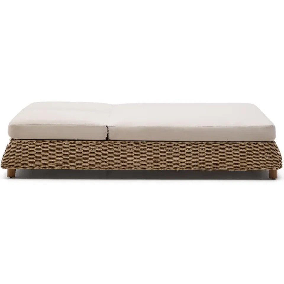 Kave Home Meria 2-persoons ligbed synthetisch rattan, foto 3