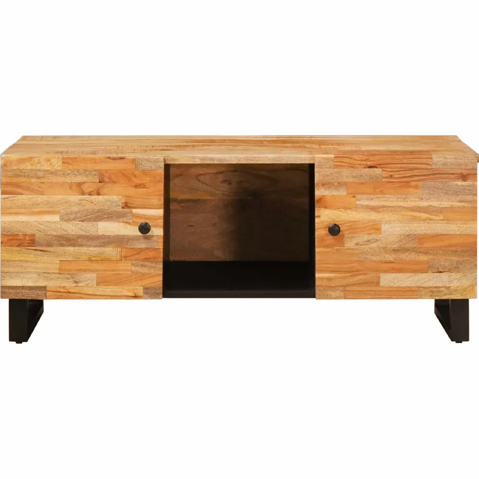 vidaXL Salontafel Bruin 100 x 54 x 40 cm Massief Mango Hout, foto 3