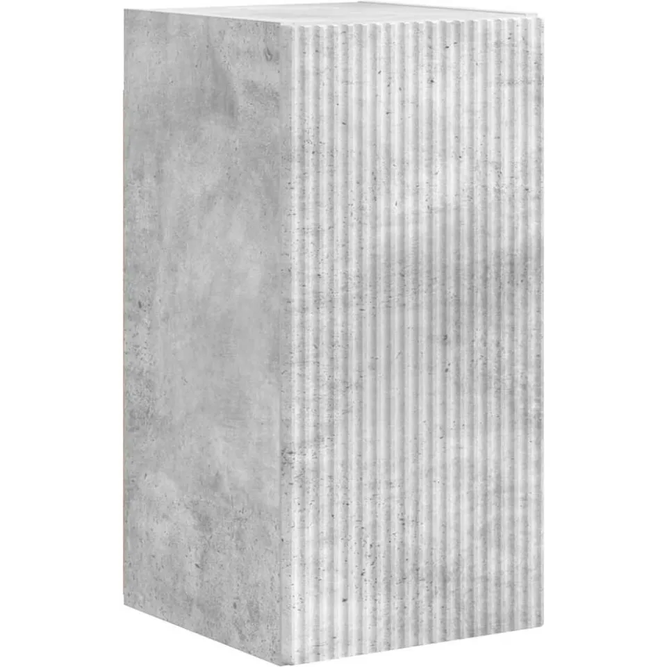 vidaXL TV Wandkast 30 x 31 x 60 cm Betongrijs Bewerkt hout grijs, foto 3