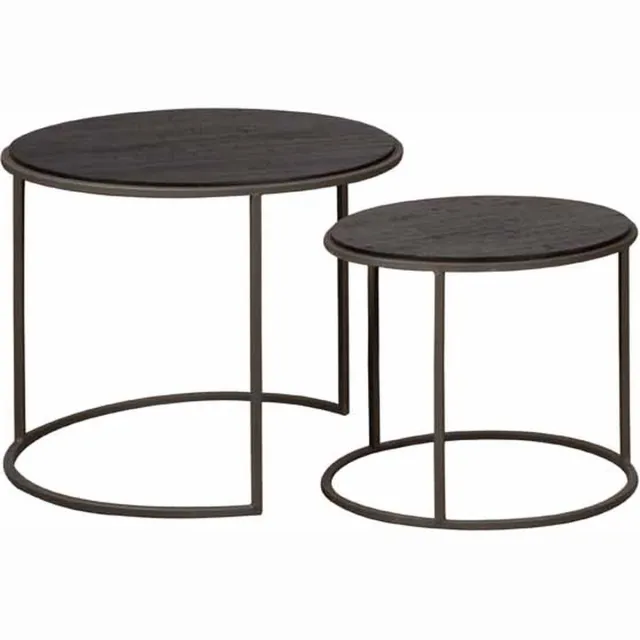 Renew Spello set of 2 tables 54-45 Naturel