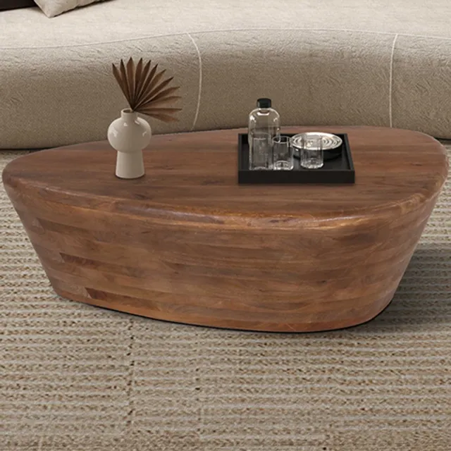 Rousseau Salontafel 'Evan' Mango Hout Lichtbruin