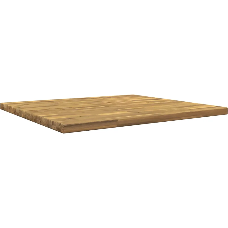 vidaXL Rechthoekig Tafelblad 80 x 80 x 3,2 cm Vierkant Bruin