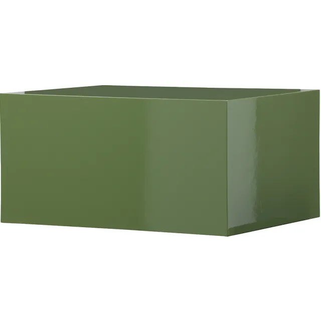 Nest living Zayn houten salontafel groen - 80 x 60 cm