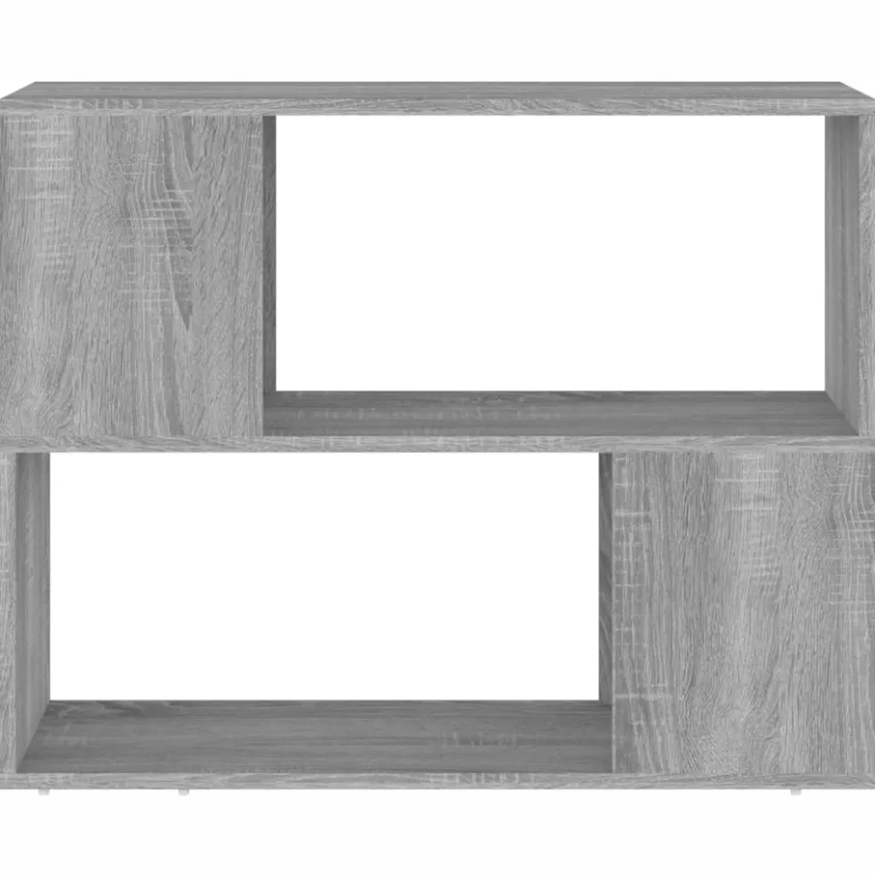 vidaXL Boekenkast/kamerscherm 80x24x63 cm grijs sonoma eikenkleurig, foto 4