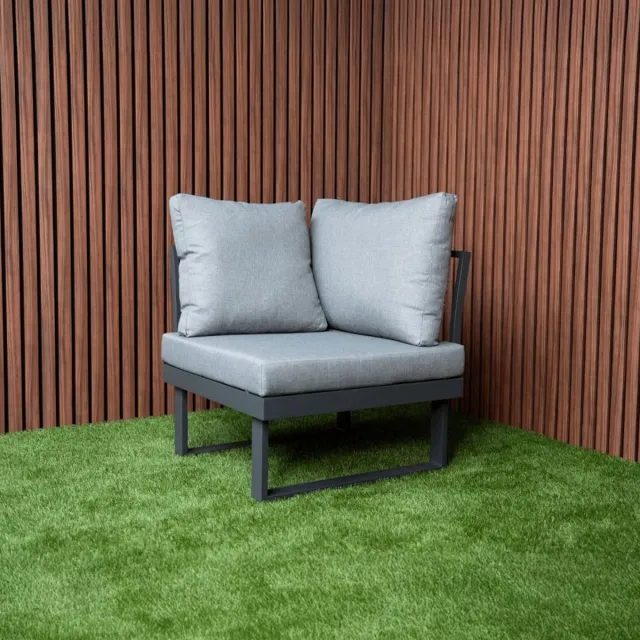 Tuinmeubelwinkel Hoek voor SenS-Line Olympia Loungeset multifunctioneel Aluminium/Hout - 35130H-2 Antraciet