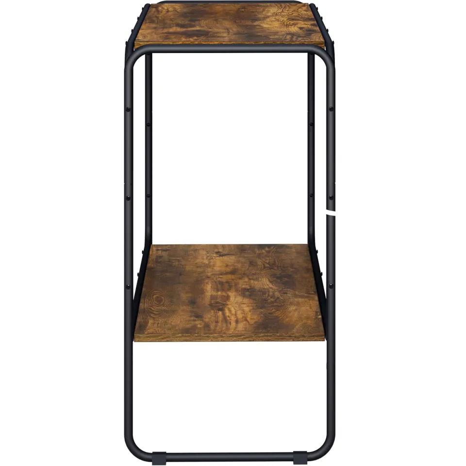 vidaXL Dressoir Gerookt eiken 93.5 x 38 x 75 cm Bewerkt hout, foto 4