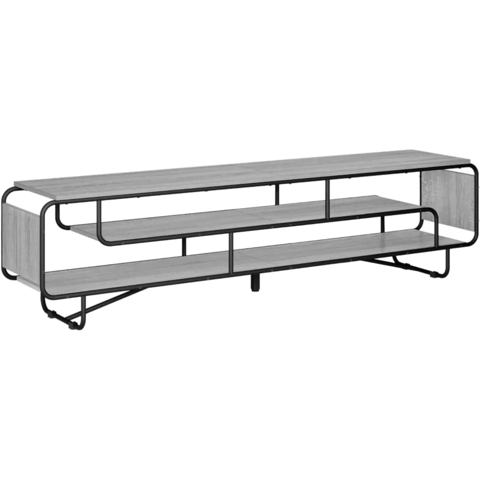 vidaXL TV-standaard 180 x 36 x 45 cm Grijs Sonoma Bewerkt hout, foto 3