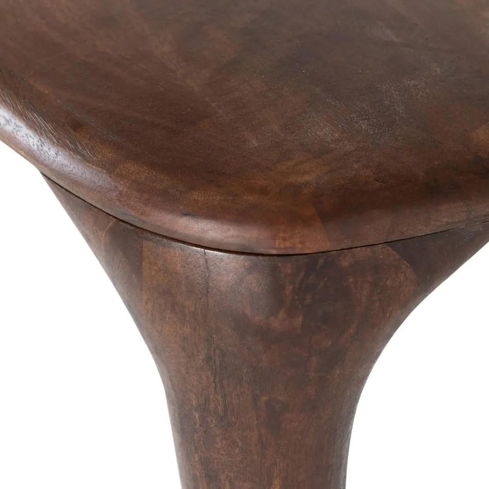 WOOOD Fiore Eettafel - Mango Hout - Walnoot - 76x230x95, foto 4