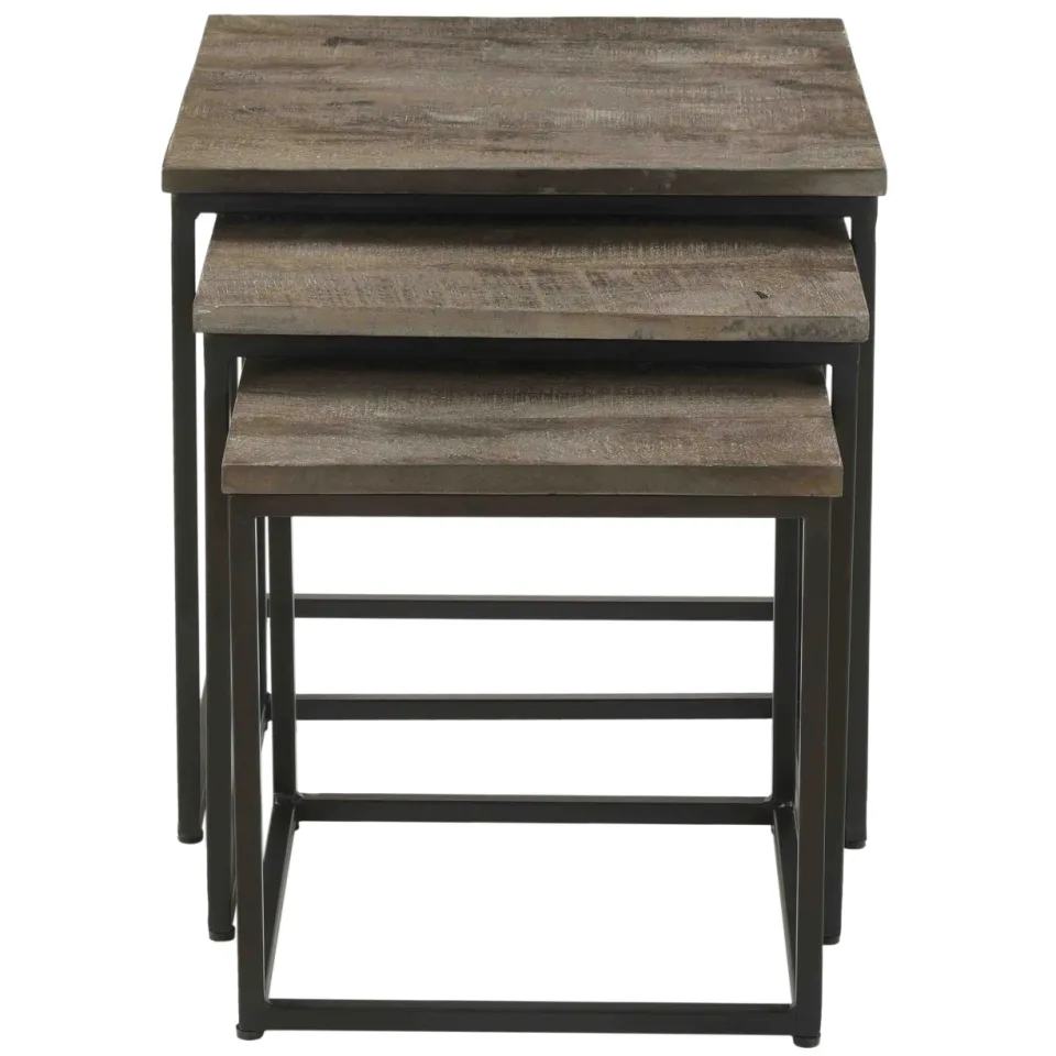 Salontafel set Leah grijs, foto 6