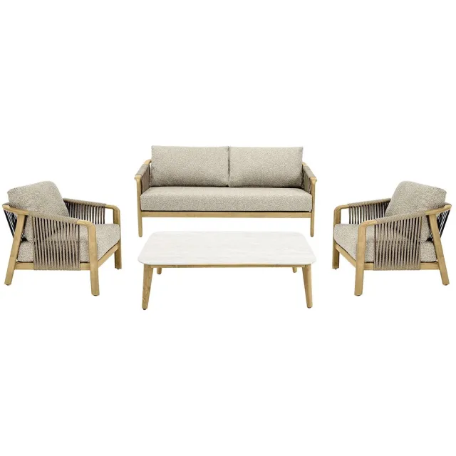 House Nordic Loungeset Fargo - Taupe/Naturel