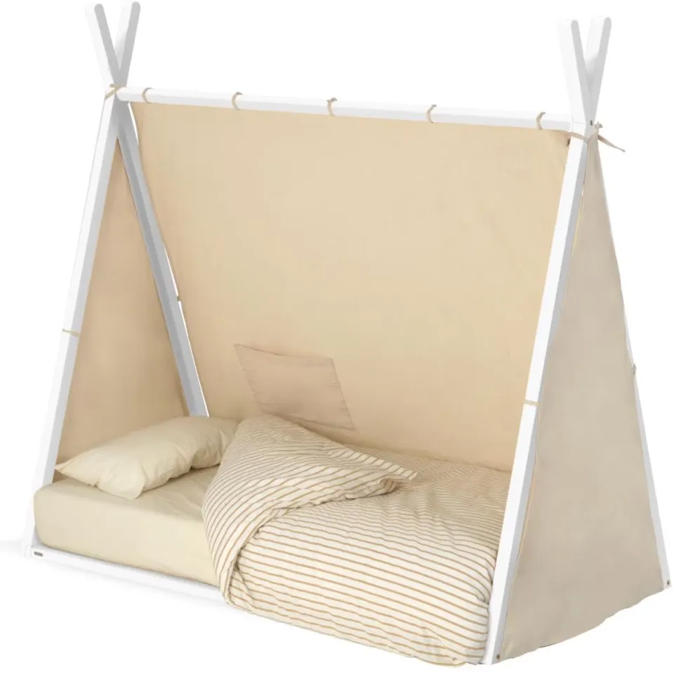 Kave Home Maralis tipi kinderbed wit, foto 3