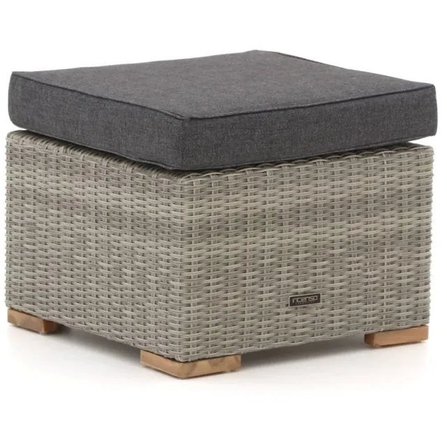 Intenso Furniture Intenso Mazzano lounge voetenbank grijs