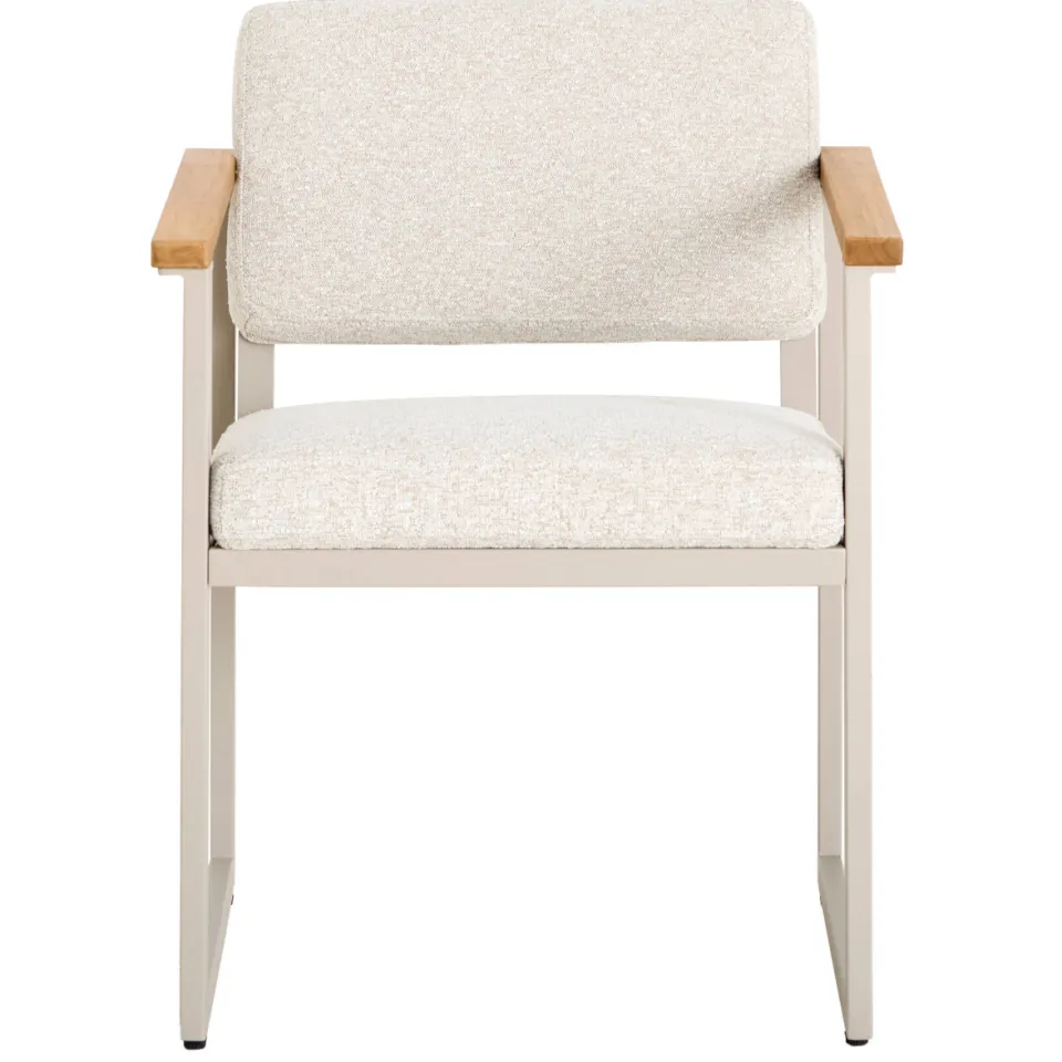 Studio LIVIT all weather tuinstoel Jacky beige Beige/ naturel