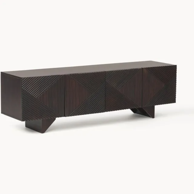 Westwing Collection Tv-meubel Louis van mangohout Bruin
