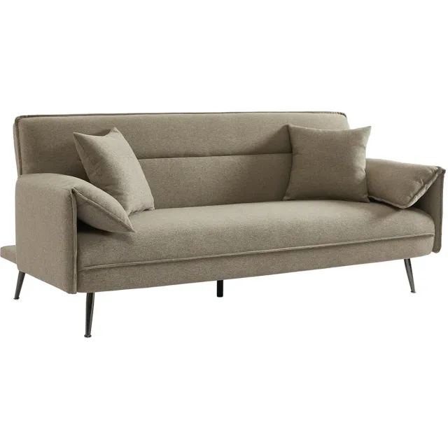 slaapbank Hidde beige Bruin