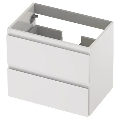 Ink onderkast 2 laden greeploos 1241002 hoogglans wit