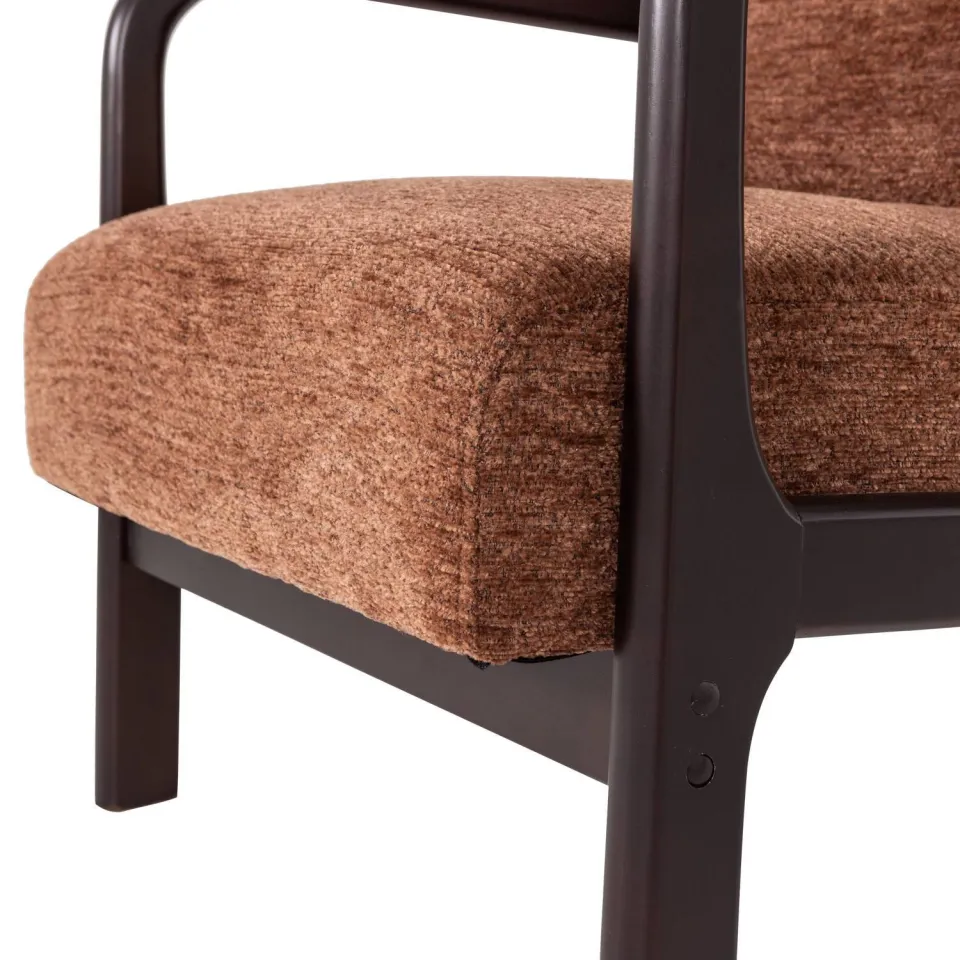 WOOOD Mark Fauteuil - Chenille - Zand - 75x67x82, foto 7