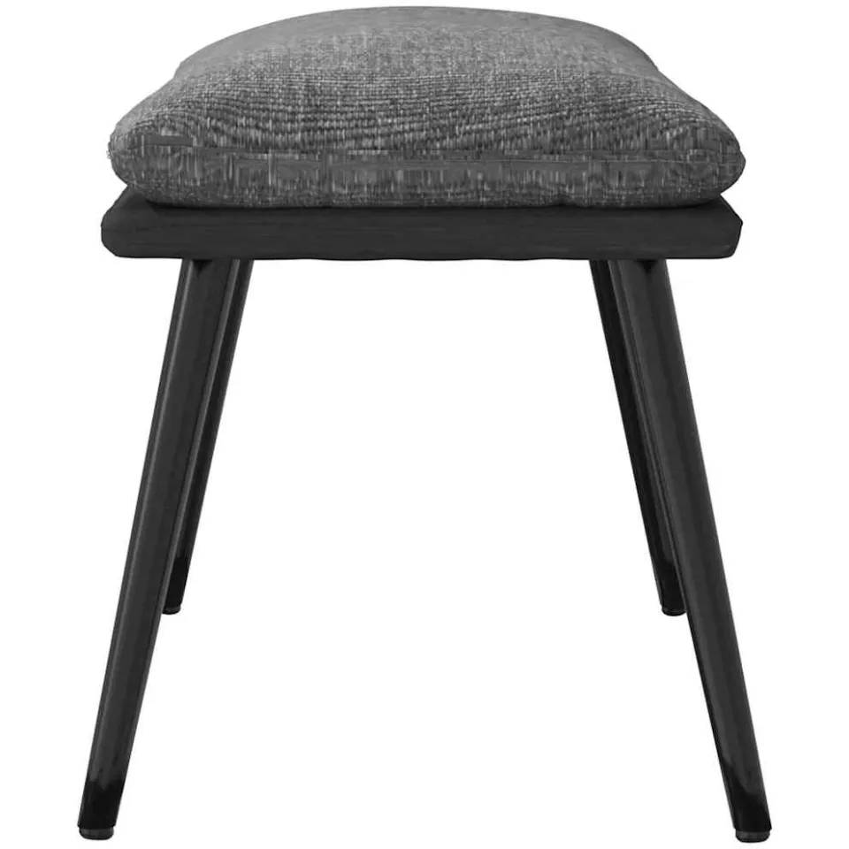 vidaXL Voetenbank 45x29,5x35 cm stof en kunstleer lichtgrijs grijs, foto 4