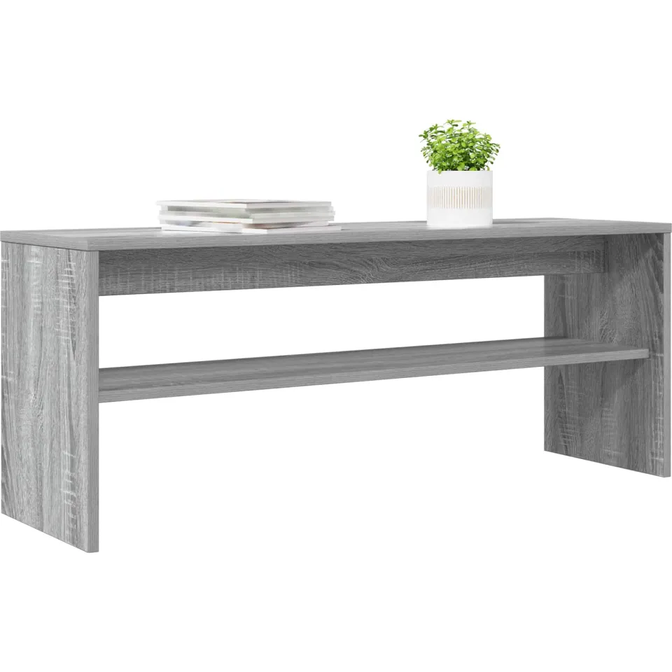 vidaXL TV-kast 100 x 30 x 40 cm Grijs Sonoma