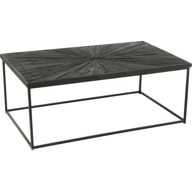 J-Line salontafel Shanil - hout/ijzer - zwart