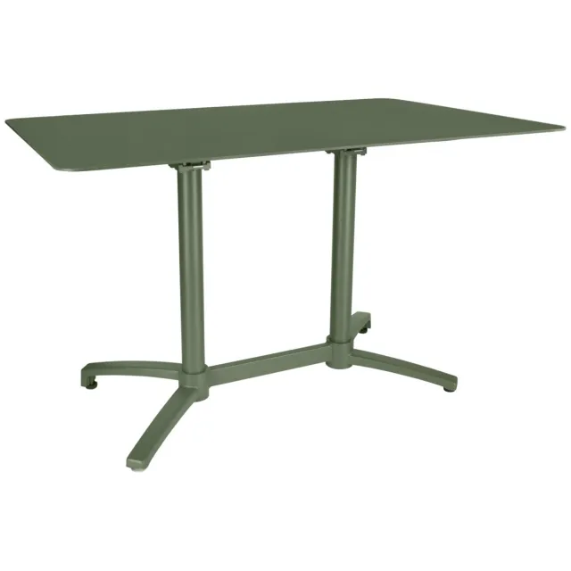 Vega Aluminium tafel voor buiten Taipa rechthoekig; 120x80x72 cm (LxBxH); Tafelblad olijf, frame olijf; rechthoekig