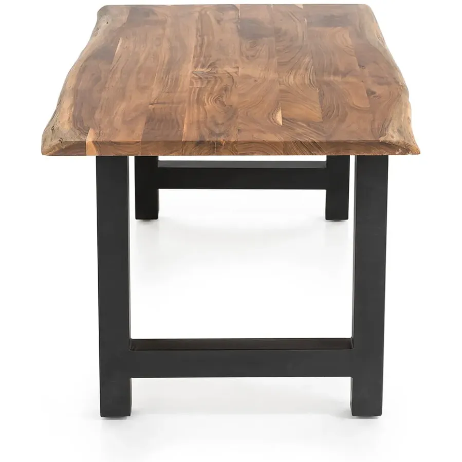 Eetkamertafel Diego Acacia bruin, foto 3
