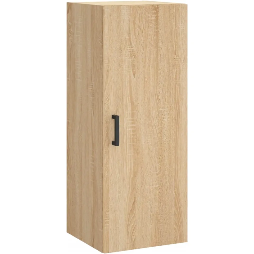 vidaXL Hoge kast 34,5x34x180 cm bewerkt hout sonoma eikenkleurig, foto 4