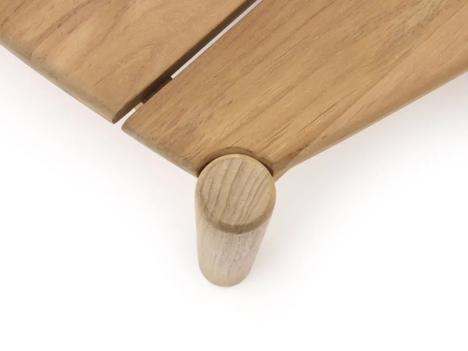Zavelli Convivia lounge tuintafel 140x80x30cm bruin, foto 4