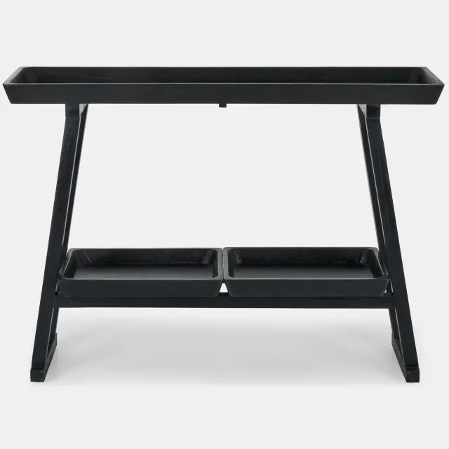 Loberon Wandtafel Ivywood zwart