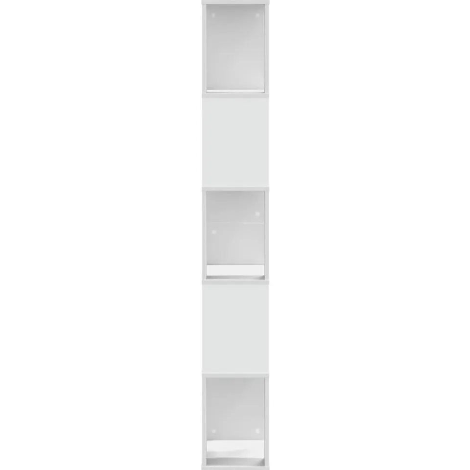vidaXL Boekenkast 5-laags 45x23,5x162,5 cm bewerkt hout wit, foto 4