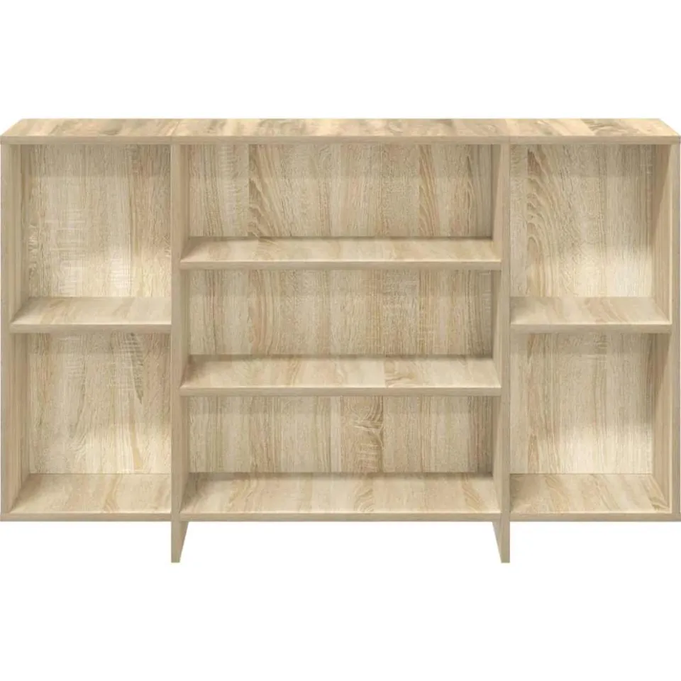 vidaXL Dressoir 120x30x75 cm bewerkt hout sonoma eikenkleurig, foto 3