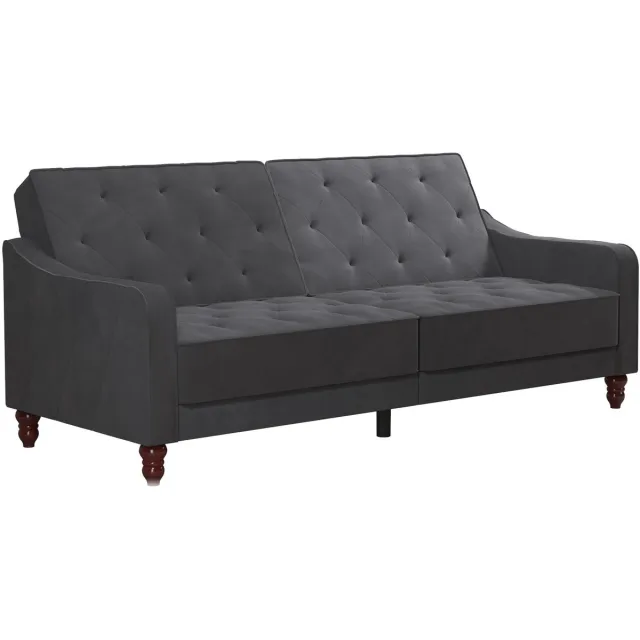I.T.T. Vintage-Tufted-Slaapbank - Grijs